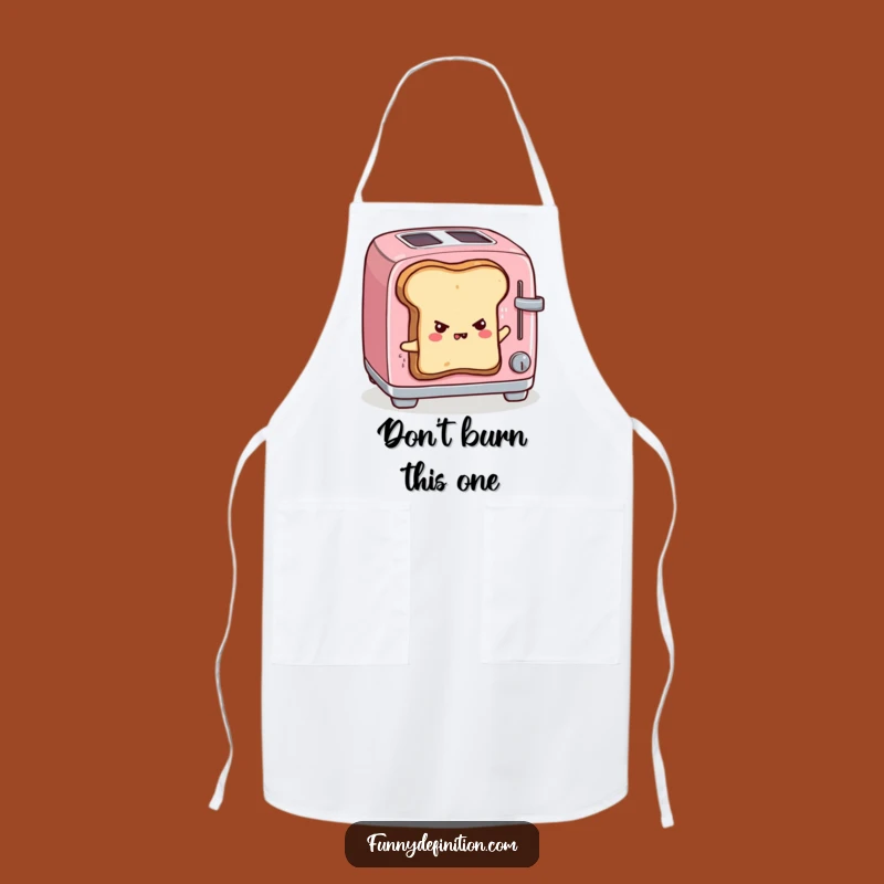 Kitchen Toast Escape Apron - Funny Chef Wear for a Giggle!