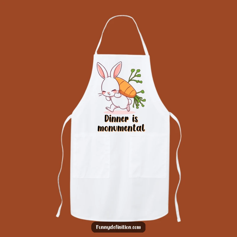 Funny Rabbit Gardener Apron - Hilarious Harvest Gift