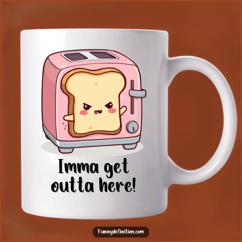 Escape Artist Toast Funny Mug - The Ultimate Breakfast Gag Gift!