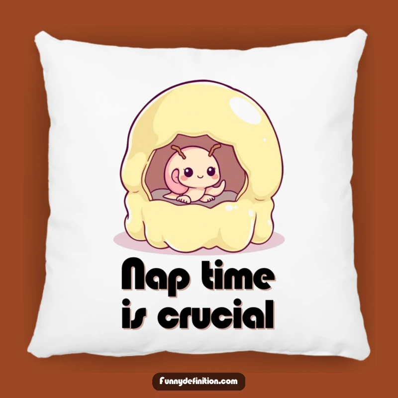 Funny Shy Snail Pillow - Cute Wobbly Jelly Mold Accent for Cozy Laughs