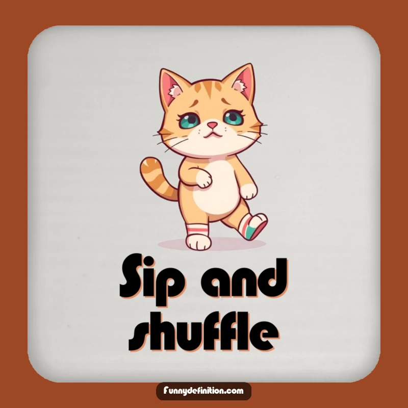 Funny Cat Socks Coasters: Protect Surfaces with Feline Style Gift