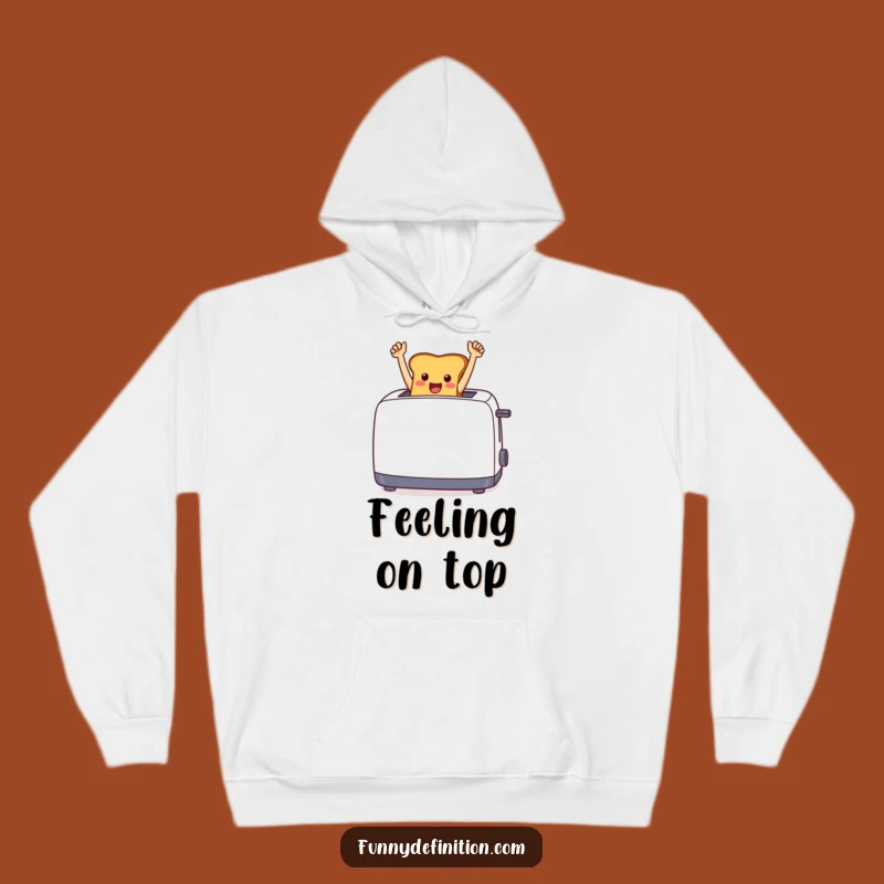 Funny Toast Triumph Hoodie - Cozy Up with Breakfast Victory, Ideal Funny Gift