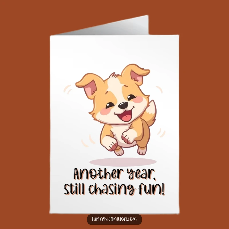 Free Printable Funny Dog Birthday Card: Dizzy Puppy Downloadable Gift for Fun!