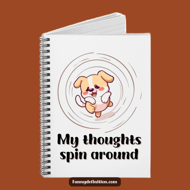 Funny Dog Tail Notebook: Jot Down Ideas with Dizzying Flair Gift