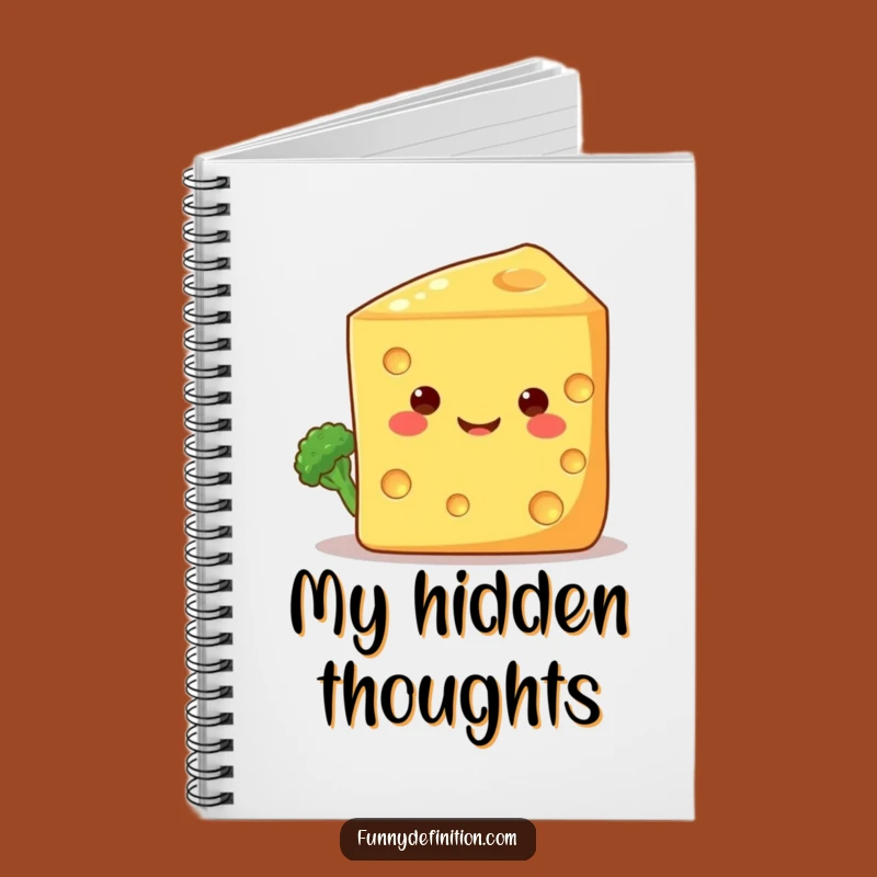 Funny Shy Broccoli Cheese Notebook: Jot Down Cute Ideas